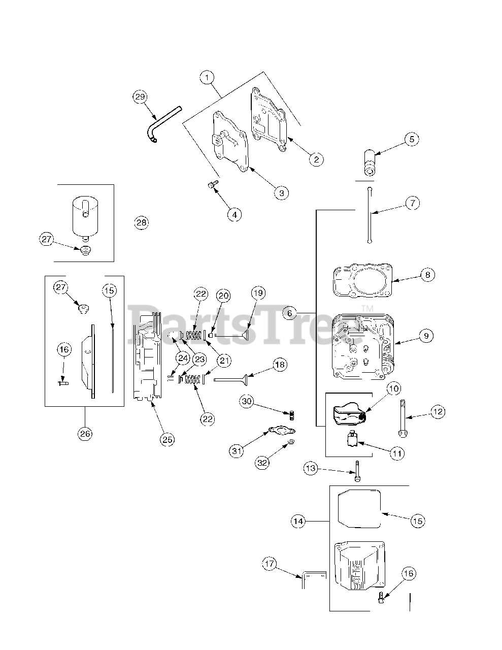 cub cadet 1554 parts diagram