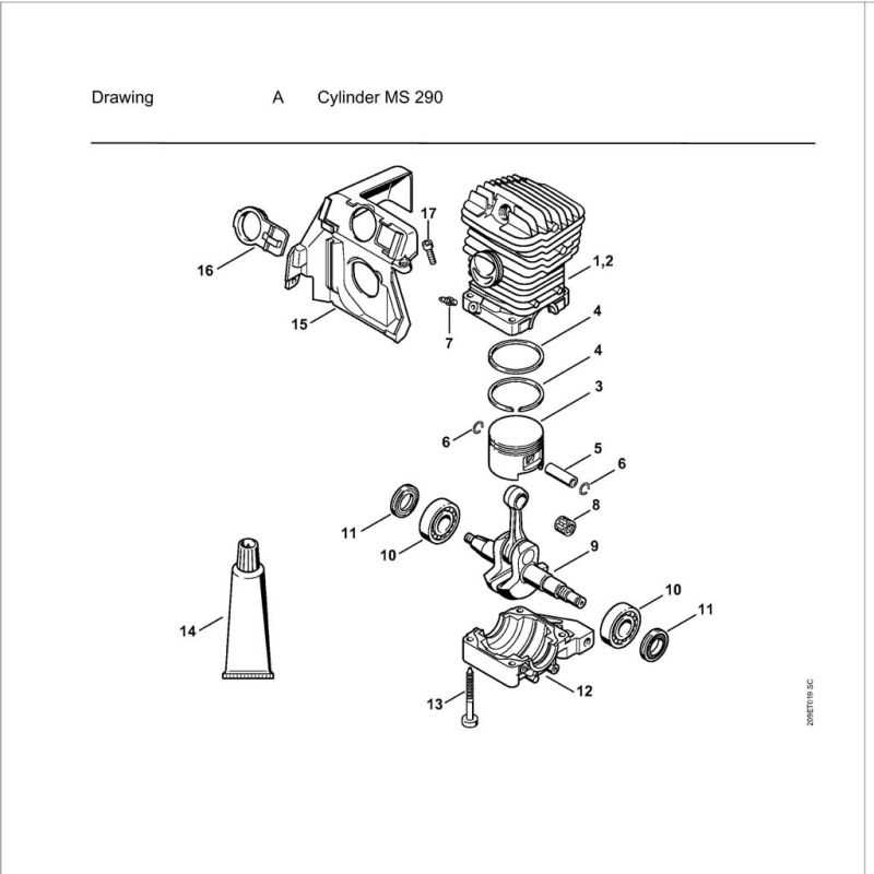 stihl br 400 parts diagram