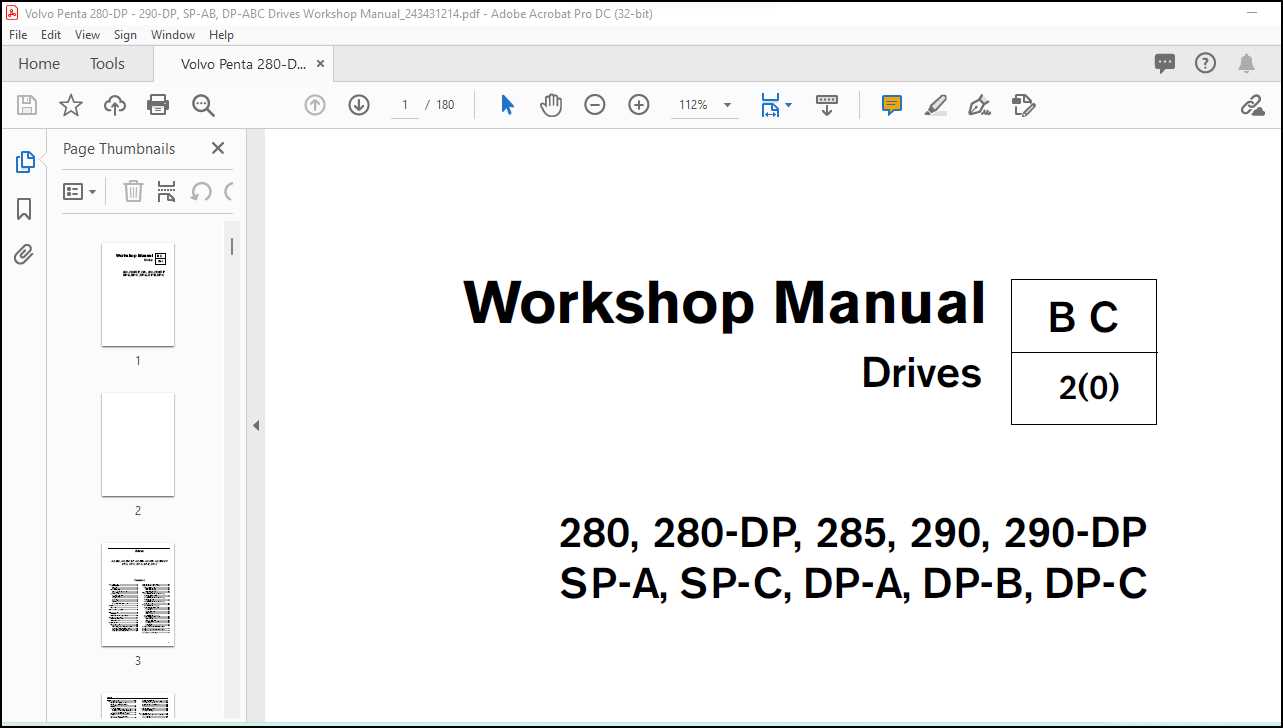 volvo 280 outdrive parts diagram