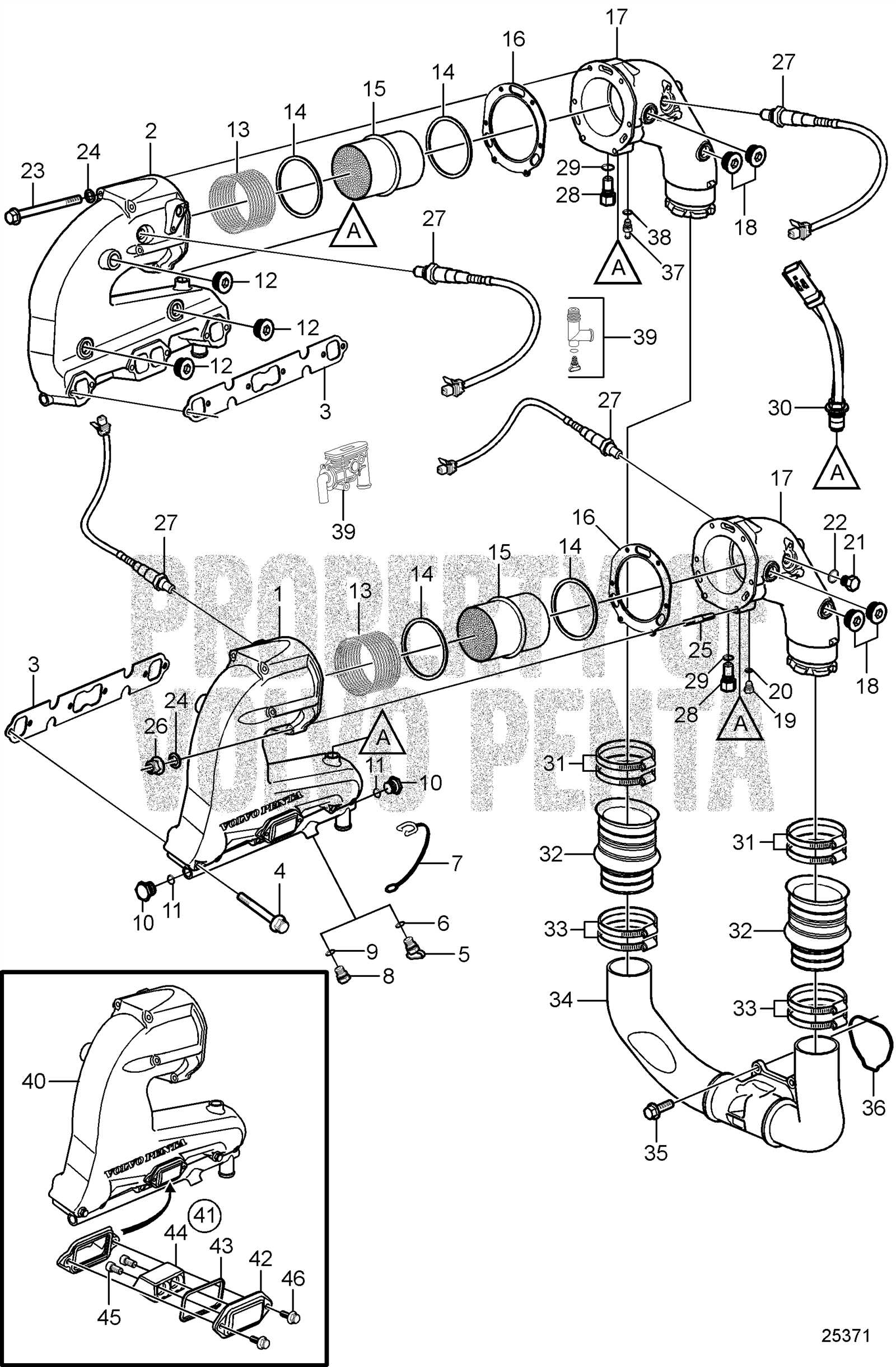 volvo penta 270 parts diagram