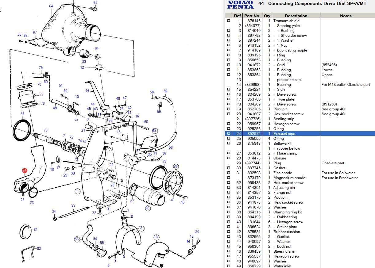 volvo penta 280 parts diagram