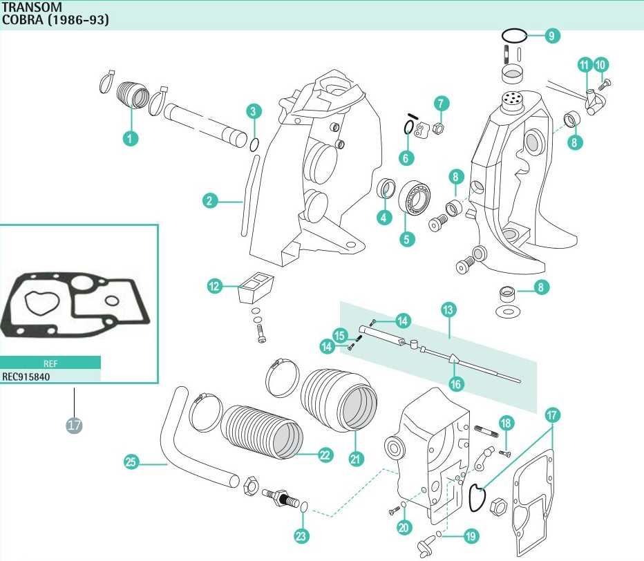 volvo penta sx cobra parts diagram