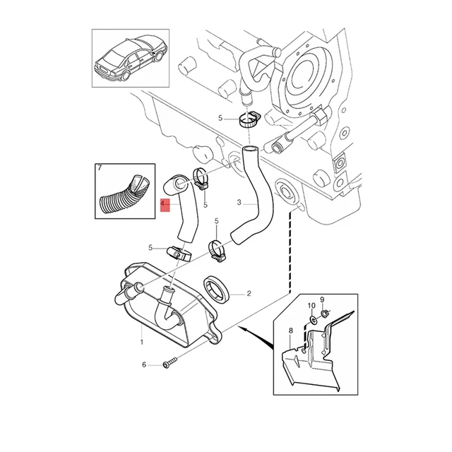 volvo xc90 engine parts diagram