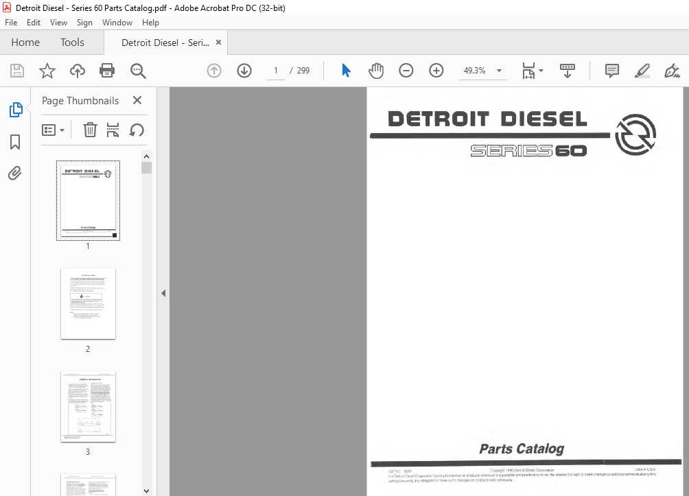 detroit 60 series parts diagram