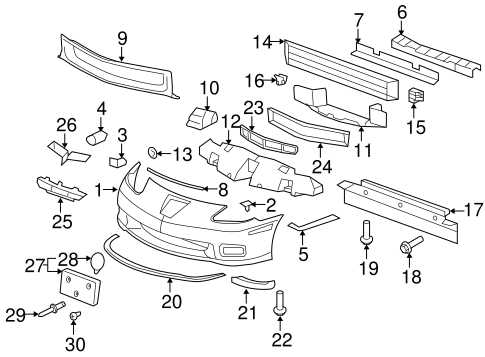 corvette c6 body parts diagram