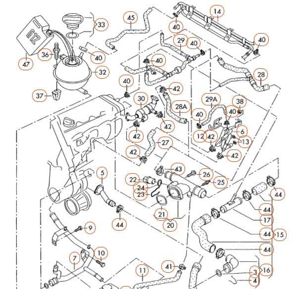 vw polo engine parts diagram