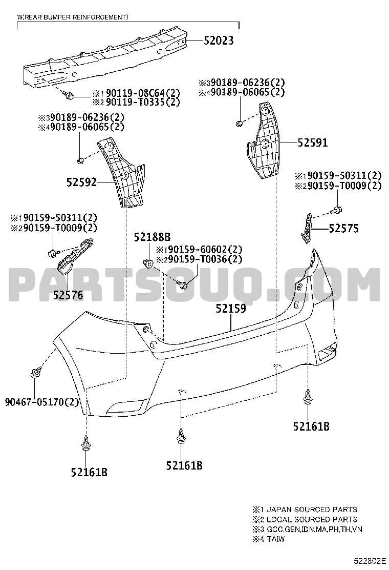 toyota oem parts diagram