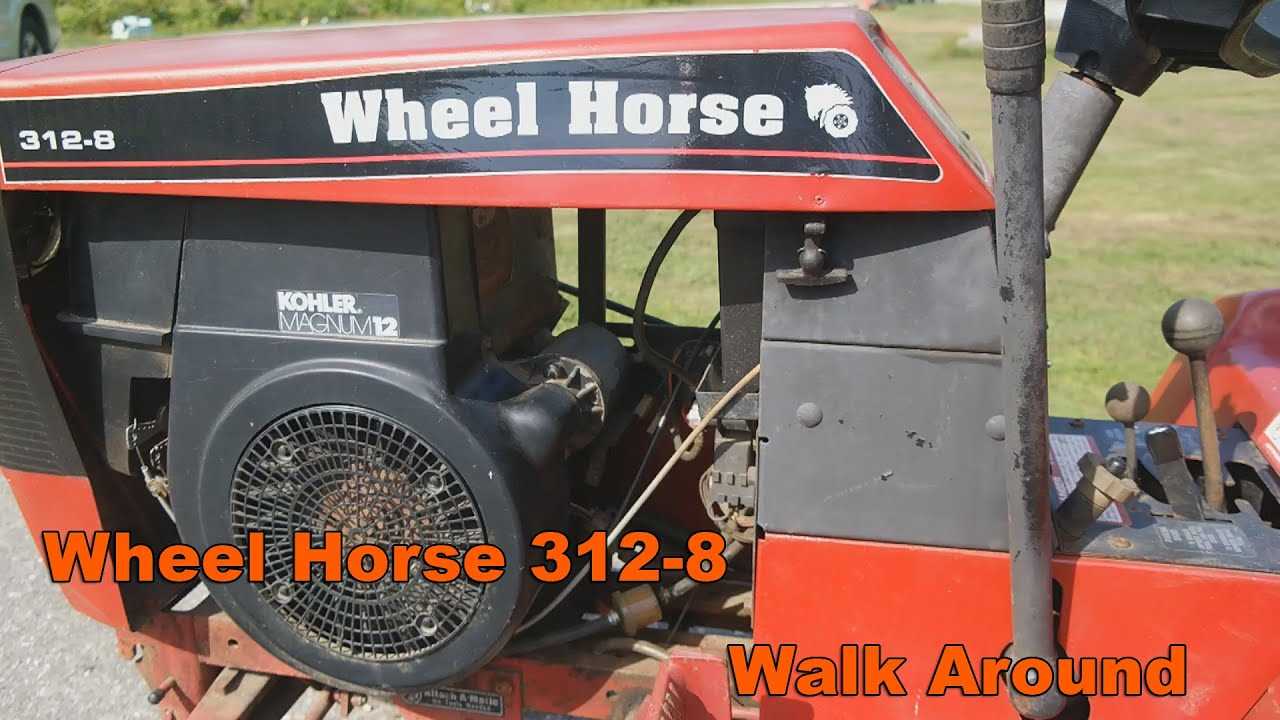 wheel horse 312 8 parts diagram