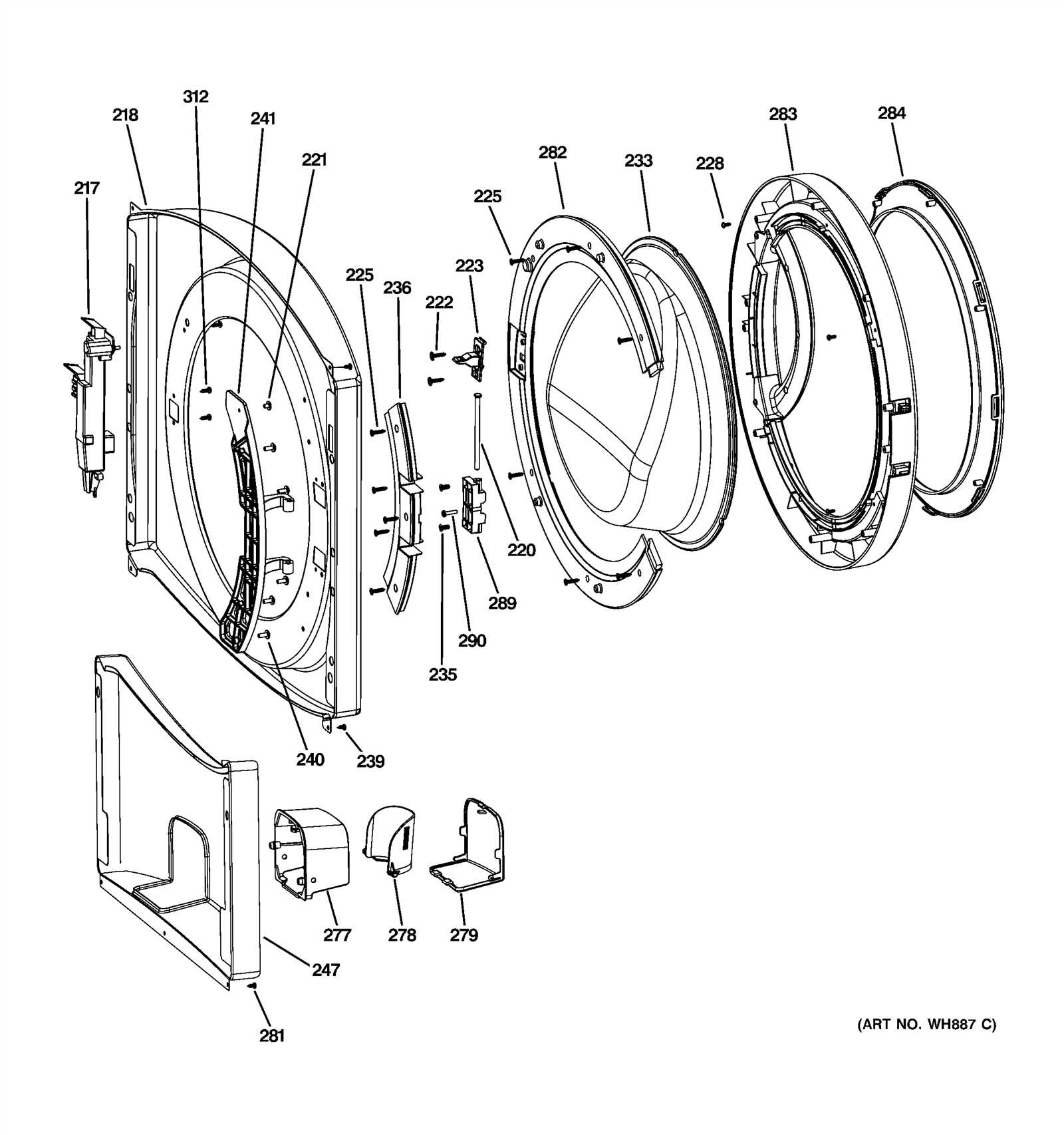 whirlpool duet washer parts diagram