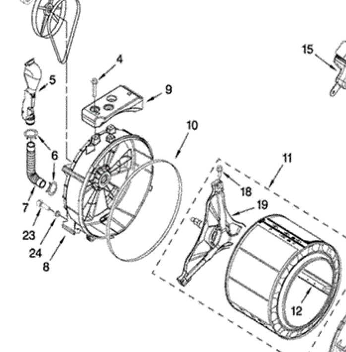 whirlpool duet washer parts diagram