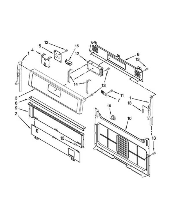 whirlpool oven door parts diagram