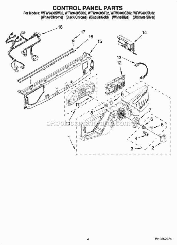 whirlpool ultimate care ii washer parts diagram