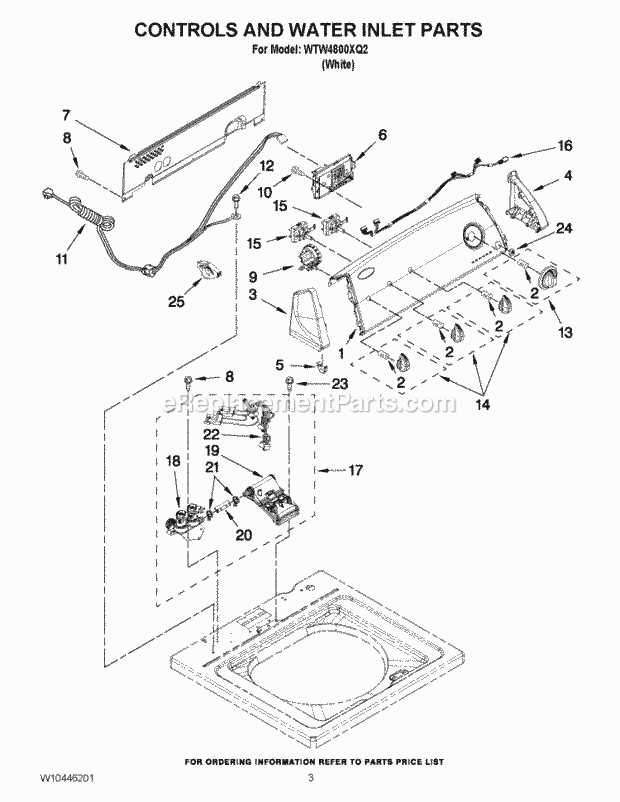 whirlpool ultimate care ii washer parts diagram