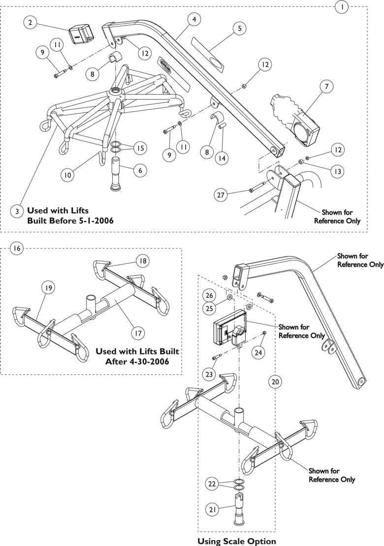 harmar lift parts diagram