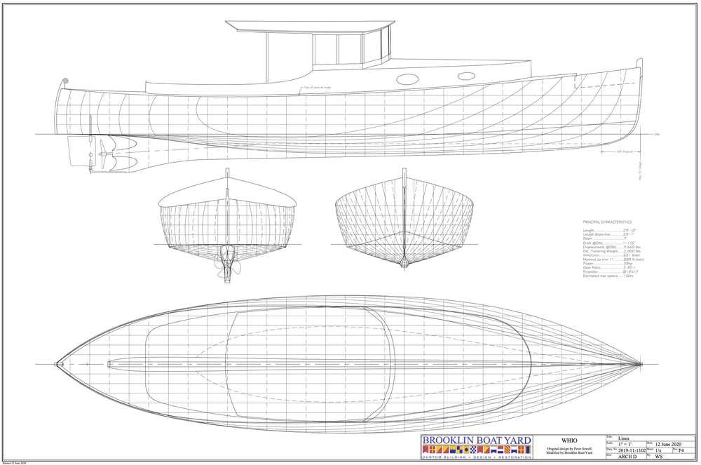 diagram parts of a wooden boat