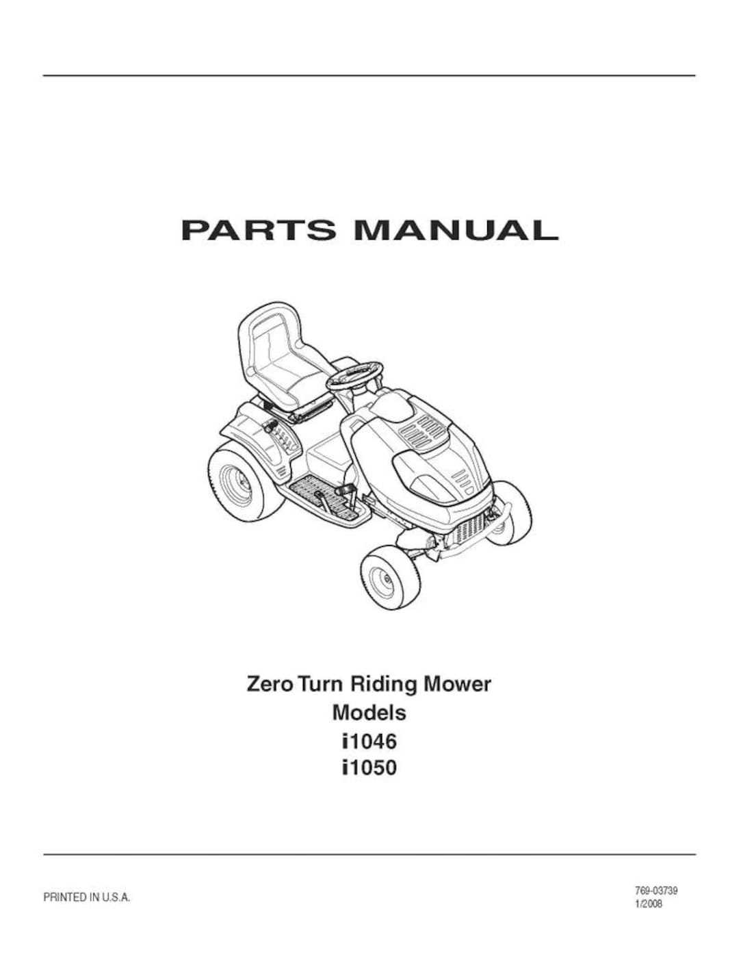 cub cadet zero turn parts diagram