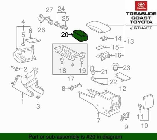 toyota solara parts diagram