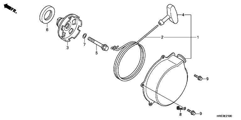 disk brake parts diagram