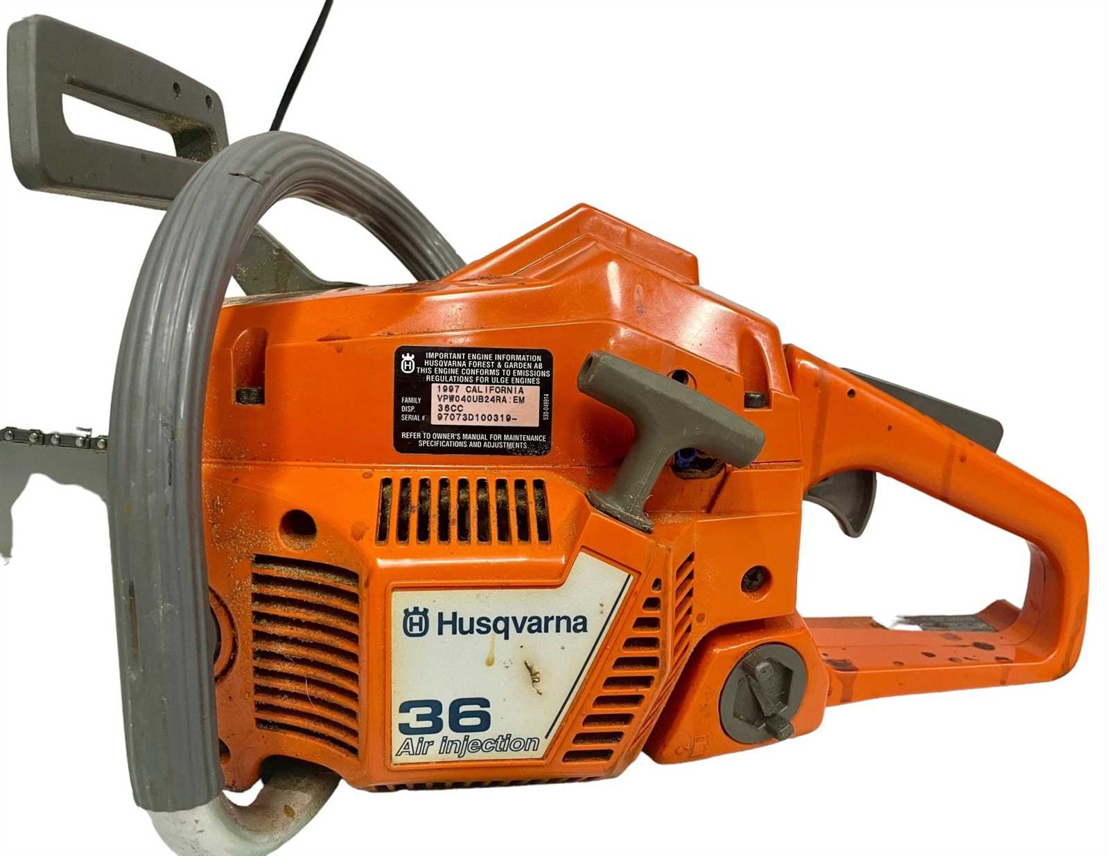 husqvarna 36 chainsaw parts diagram