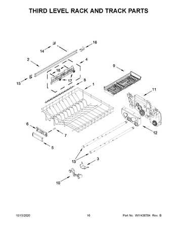 replacement kitchenaid dishwasher parts diagram