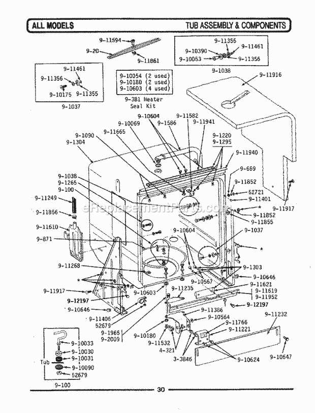 maytag quiet series 300 parts diagram