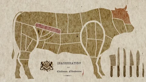 parts of cow diagram