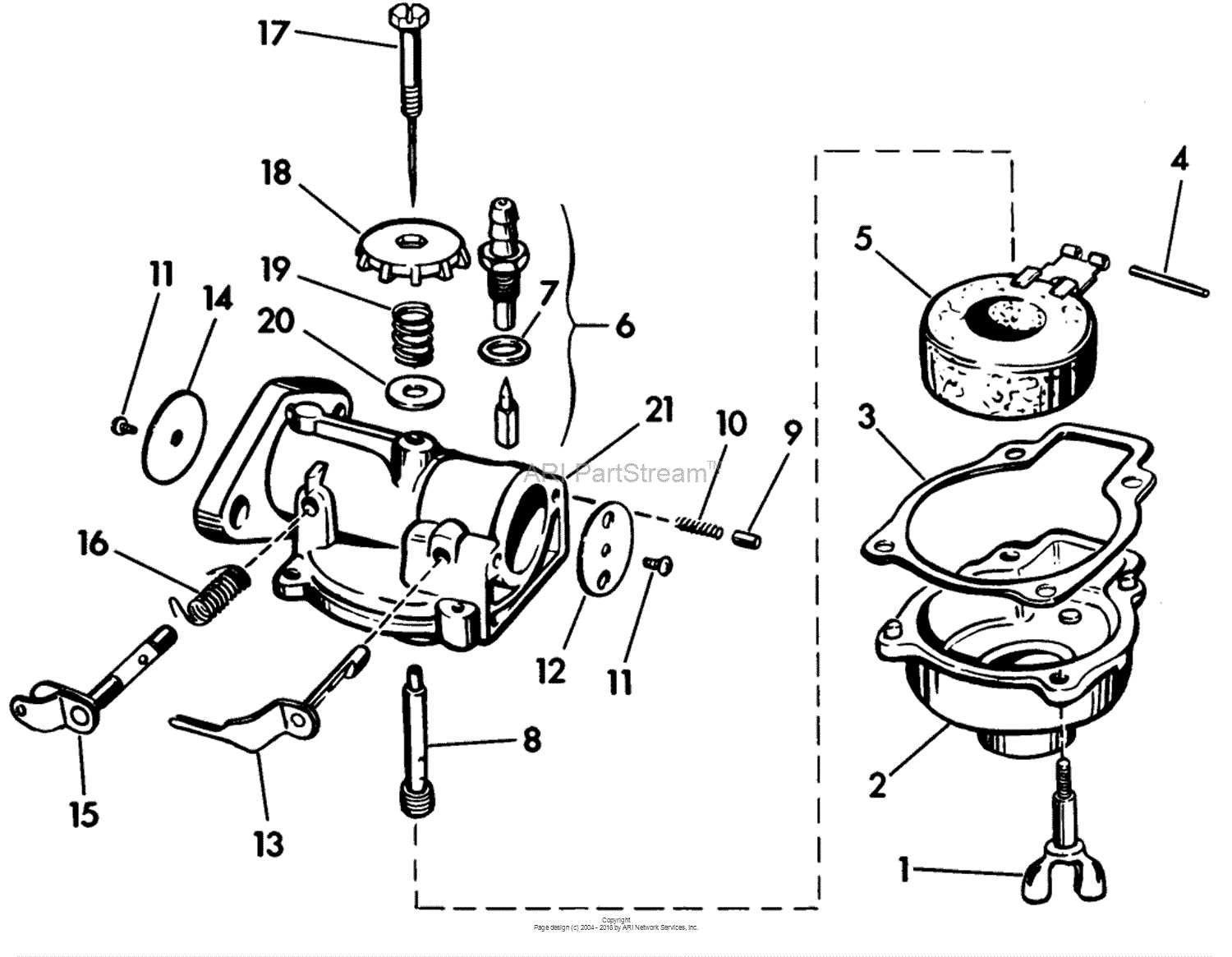 zenith carburetor parts diagram