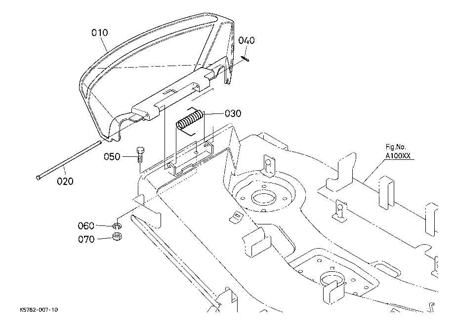 kubota rck60 mower deck parts diagram