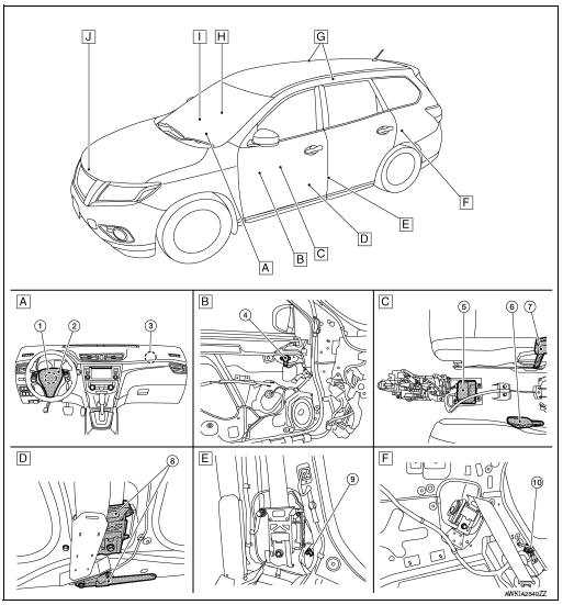 2012 nissan rogue parts diagram