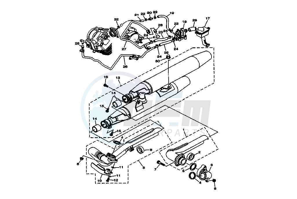 yamaha v star parts diagram