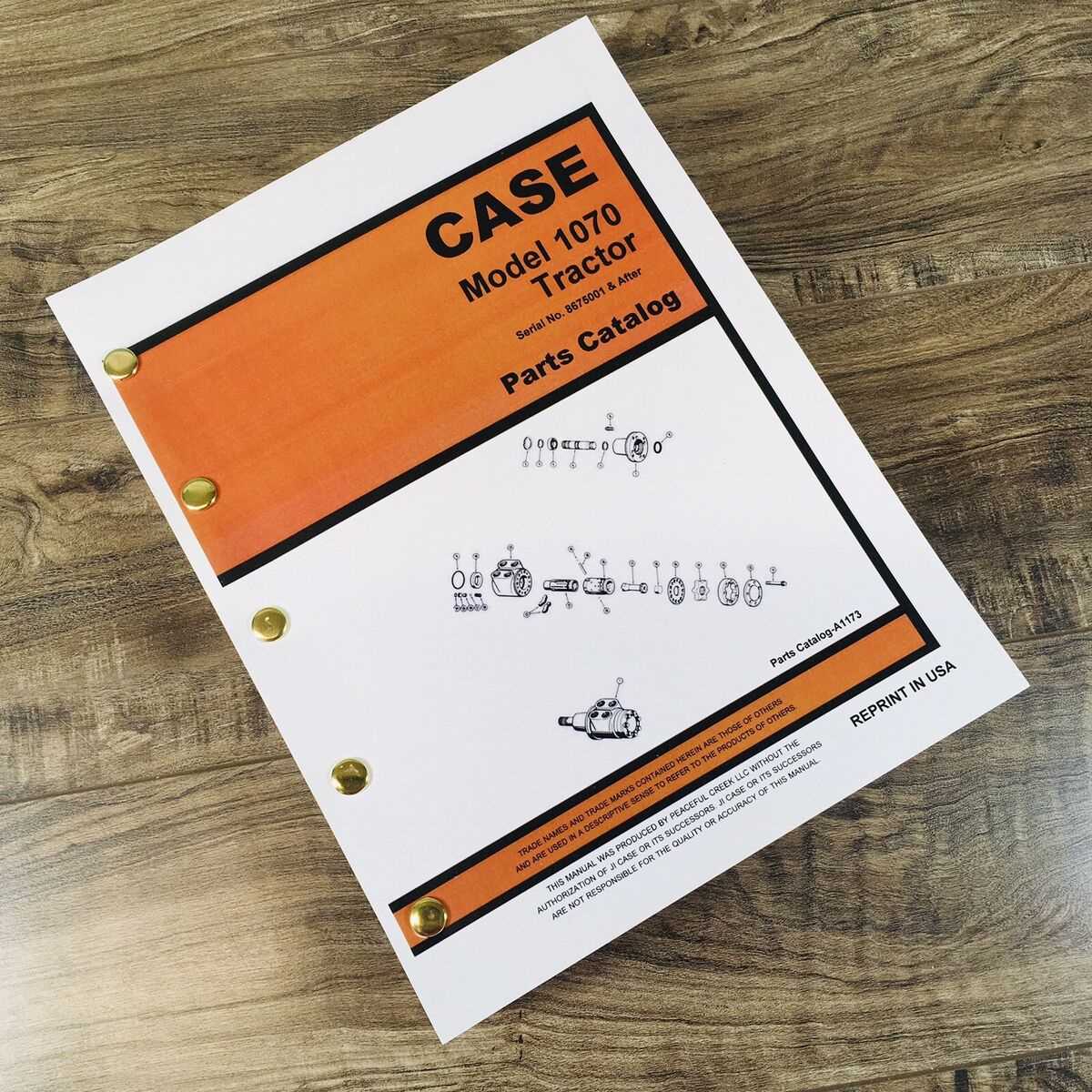 case 1070 parts diagram