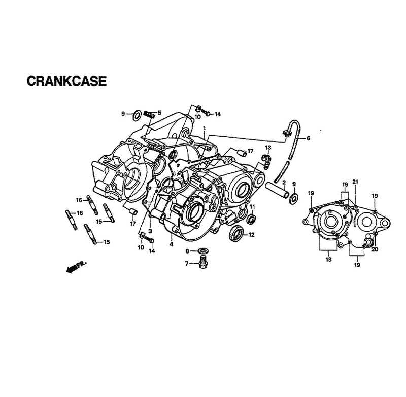 honda crf 80 parts diagram