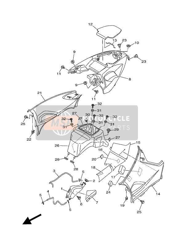 yamaha kodiak 700 parts diagram