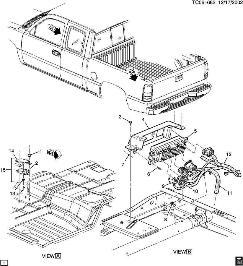 sierra 1500 gmc sierra parts diagram