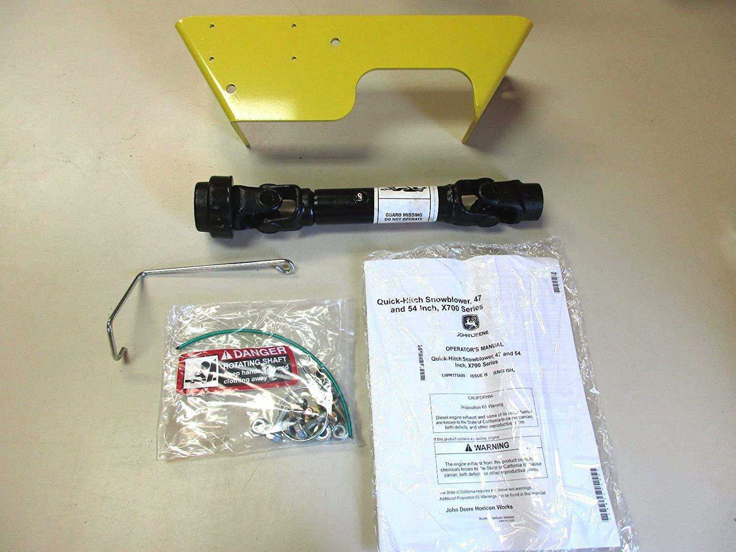 john deere 47 quick hitch snowblower parts diagram