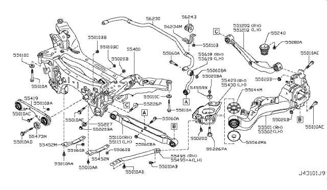 nissan rogue parts diagram