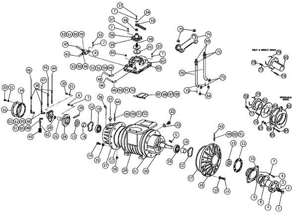 busch vacuum pump parts diagram