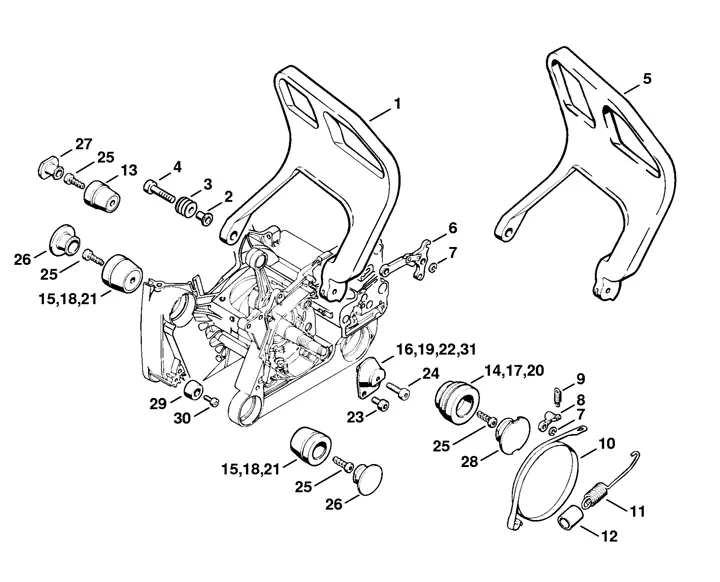 stihl 064 av parts diagram