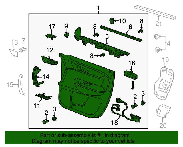 chevy traverse parts diagram