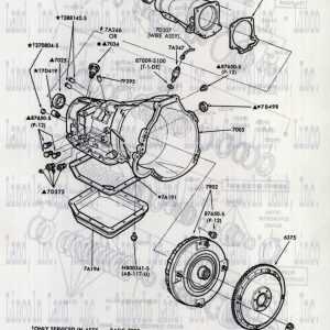 ford c4 transmission parts diagram