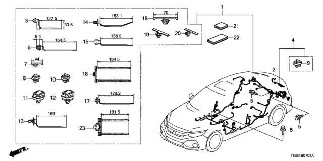 2017 honda civic hatchback parts diagram