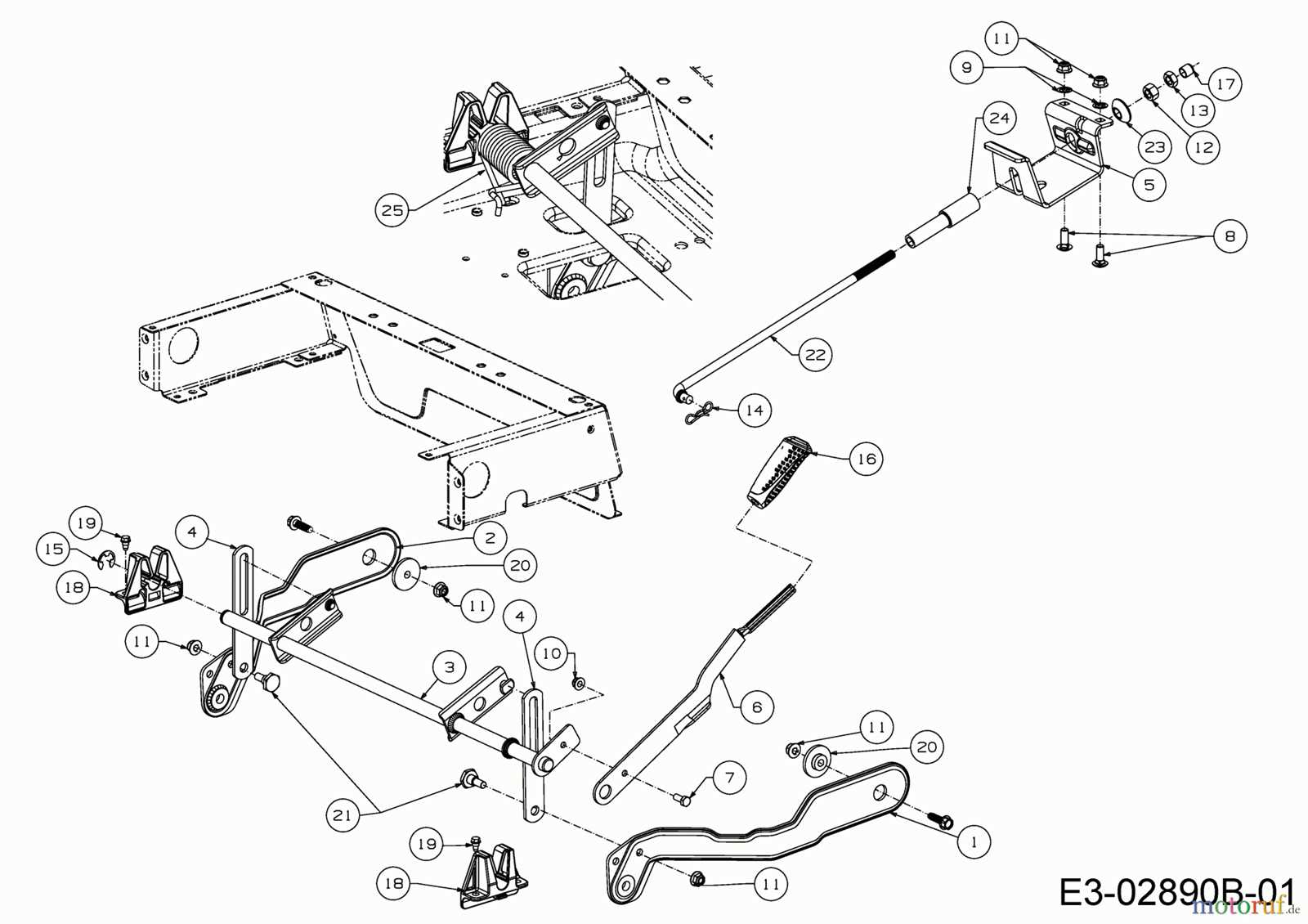 cub cadet rzt 54 parts diagram