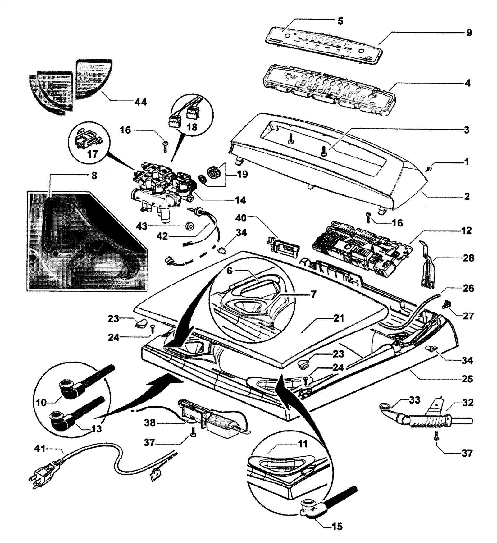 fisher & paykel washer parts diagram