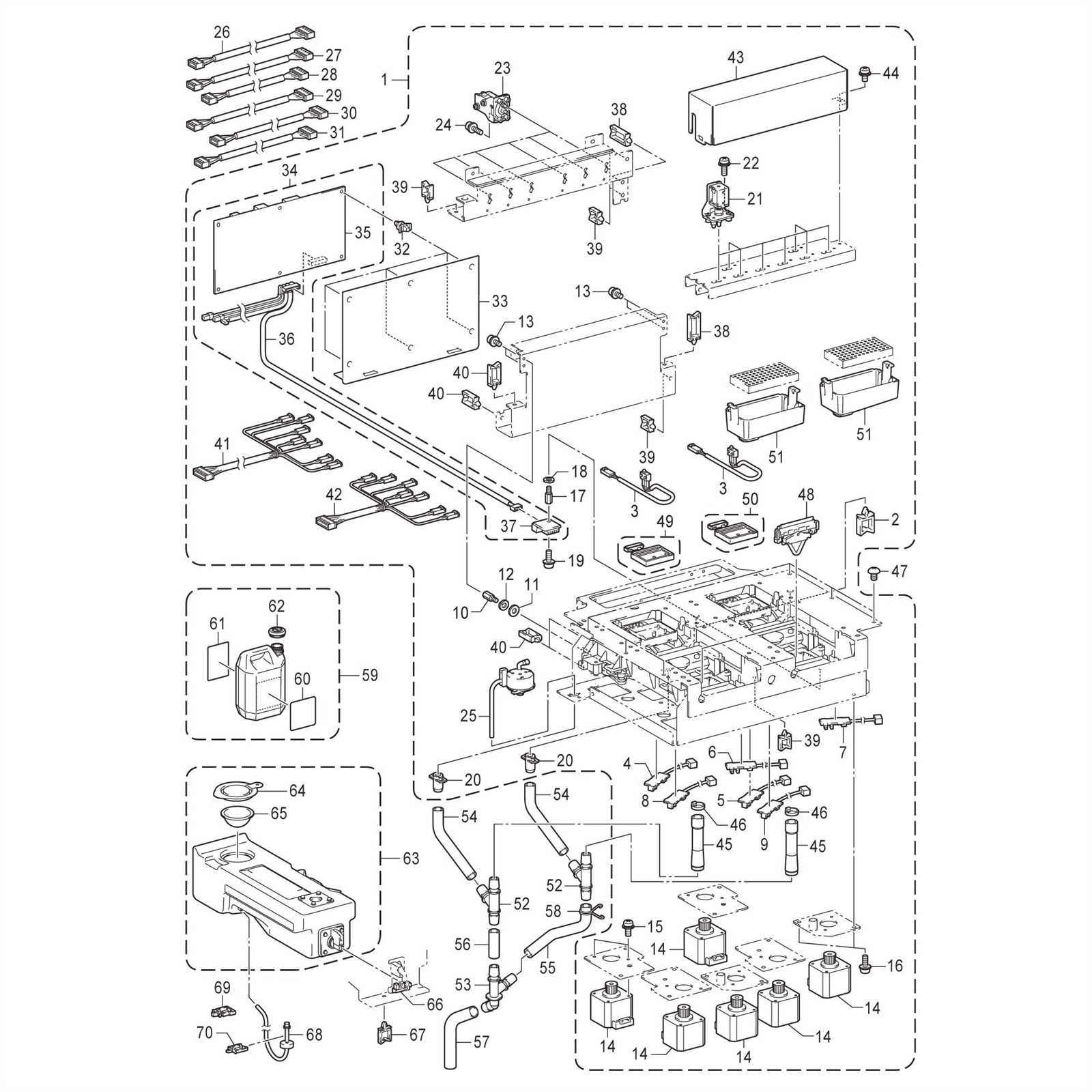 brother laser printer parts diagram