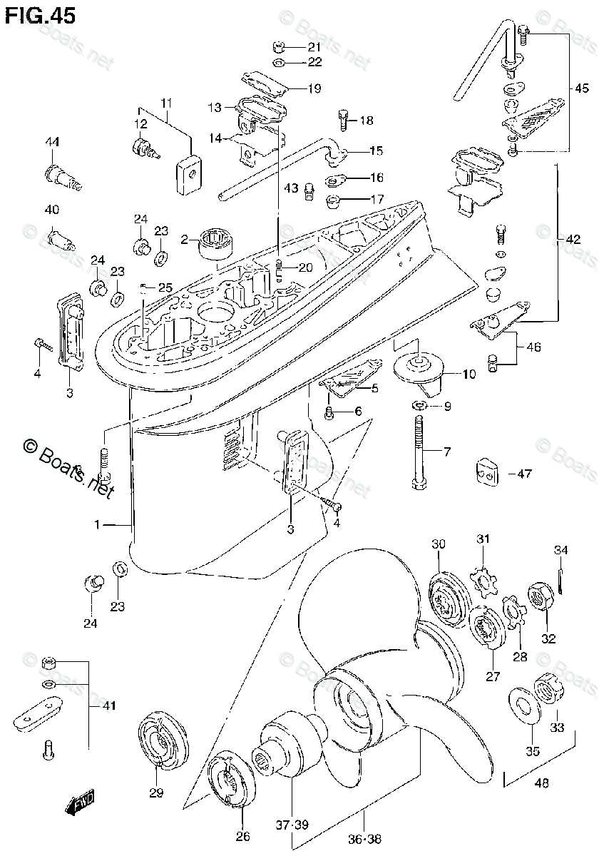 suzuki outboard parts diagrams