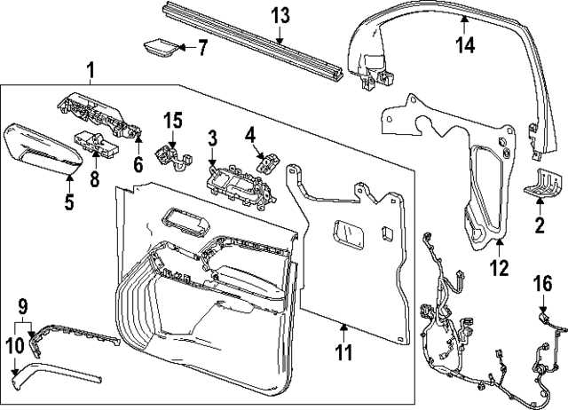 2013 gmc sierra parts diagram