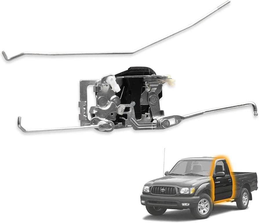 toyota tacoma door parts diagram