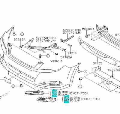 subaru legacy parts diagram